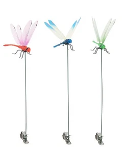 3 Pack Dragonfly Clip Fake Dragonfly Realistic Garden Decor Clip On for Outside - Picture 1 of 6