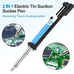 Elektrischer Vakuum Lötsauger Entlöten Saugpumpe Eisenpistole Bohrstange Toolp4 - Bild 1 von 1