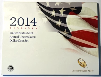 2014 US Mint Annual Uncirculated Dollar Coin Set, OGP w/COA Excellent Condition! - Image 1 of 4