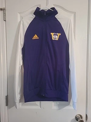 Adidas Washington Huskies Hombres Talla Mediana Púrpura Fútbol Estrategia Chaqueta H48537 Foto 1 de 4