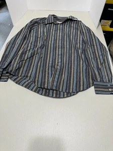 Guess Herren Hemd mit Knopfleiste mehrfarbig gestreift LG - Bild 1 von 4