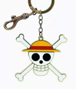 Llavero Loungefly One Piece Sombrero de Paja Jolly Roger, Llavero de Una Pieza - Imagen 1 de 6