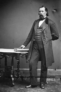 FOTO Guardia del Corpo Abraham Lincoln Guerra Civile Presidente Amico Ward Hill Lamon - Foto 1 di 2