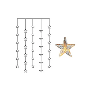 Star Trading  LED Lichtervorhang ,Star Curtain' mit Sternen, 30 LEDs, strombetri - Bild 1 von 4