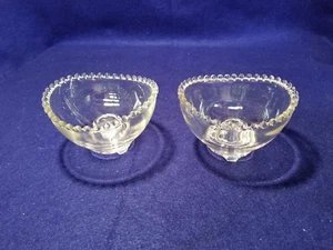 Candlewick, Imperial Glass Company, 3 Toed Candle Bowl, 4.5 Inches. - Picture 1 of 3