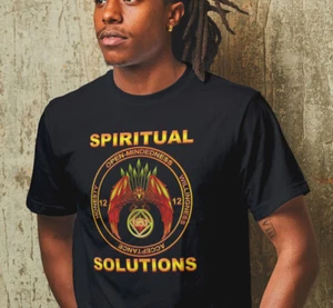 Narcotics Anonymous SPIRITUAL SOLUTIONS V.2 T-Shirt - 100 Baumwolle - Bild 1 von 10