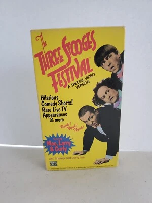The Three Stooges Festival - VHS - Goodtimes Home Video  - Image 1 of 3
