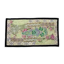 Vintage Embroidered Patchwork Indian Bedroom Bohemian Tapestry Wall Hanging Ak