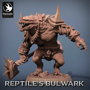 Lizardfolk Guerrieri F4 - Reptiles Bulwark - Lord Of The Print - 28mm Tabletop - Bild 1 von 4