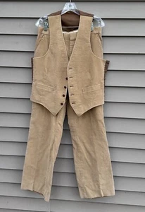 Set gilet e pantaloni vintage in velluto a coste - Foto 1 di 6