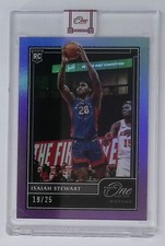 2020-21 Panini One And One Purple Rookie Card Isaiah Stewart /25