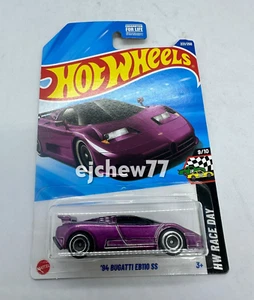 Hot Wheels 2025 Super Treasure Hunt '94 Bugatti EB110 SS - US Card VHTF - Picture 1 of 4