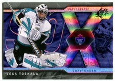 2007-08 SPx Vesa Toskala Card #82 Toronto Maple Leafs