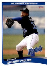 2009 Wilmington Blue Rocks Choice #17 Eduardo Paulino Dominican Republic DR Card