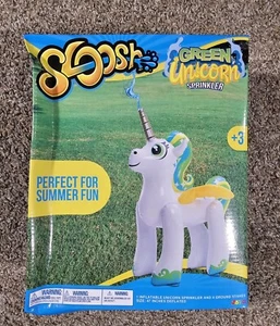 Joyin Sloosh grün Einhorn Sprinkler aufblasbar Outdoor Wasser 4 Fuß NEU Box Schaden - Bild 1 von 6