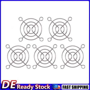 5 Pièces Grille Ventilateur Boîtier PC Ventilateur Ordinateur Protection Doigts (50mm) Deu - Photo 1/7