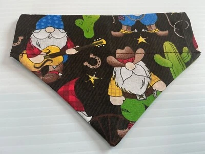 Cowboy Gnome X Small Over the Collar Dog / Cat Bandana Pet Fashion Accessory - Image 1 of 4