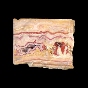 Hermosa rebanada natural de ágata con bandas 84gr de Banten - Imagen 1 de 5