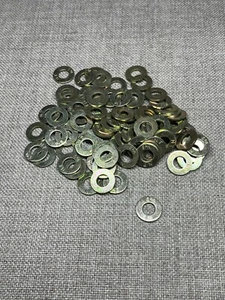 Auveco 12782 5/16" SAE High Strength Washer, Grade 8, Zinc & Gold Finish Qty 100 - Foto 1 di 2