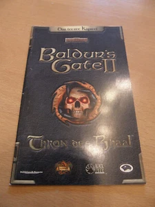 Original Handbuch für PC Spiel Baldurs Gate 2 Thron des Bhaal m Übersichtskarte - Bild 1 von 6