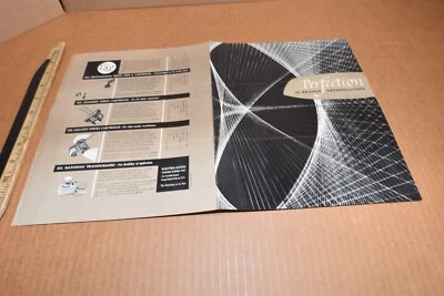 Tocadiscos estéreo ESL Phono 1955 cartucho audio liga folleto publicitario Foto 1 de 4