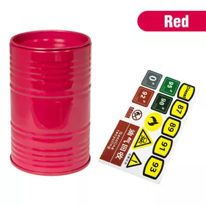 RC Scale Metal Simulation Oil Drum Mini Container Fit For 1/10 1/8 RC Car Parts - Picture 1 of 27