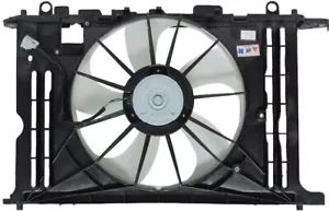 Radiator Condenser Fan Assembly For 09-13 Toyota Corolla 1.8L Lifetime Warranty - Foto 1 di 6