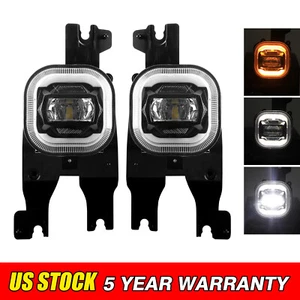 For Ford 2008-2010 F-250 F-350 F-450 F-550 Super Duty Bumper LED Fog Lights DRL - Foto 1 di 12