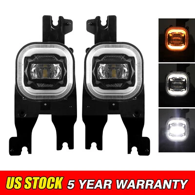 Luces antiniebla LED DRL para parachoques Super Duty para Ford 2008-2010 F-250 F-350 F-450 F-550 Foto 1 de 4