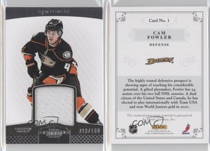 2011-12 Panini Dominion Jerseys /100 Cam Fowler #1