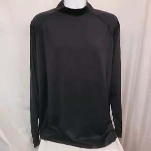 Camicia Footjoy da uomo XXL nera strato base manica lunga nylon termico FJ - Foto 1 di 10