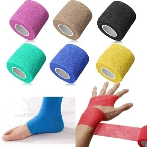 1/5/10x Selbsthaftende Bandage Elastische Haftbandage Cohesive Verband Tape KU! - Bild 1 von 11