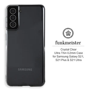 Funda rígida ultra delgada de 0,2 mm para Samsung Galaxy S21, Plus y Ultra | transparente para el cristal - Imagen 1 de 10