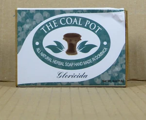 113gr. Gloricida Soap/Savon Glyceria, VEGAN, all natural, Coal Pot Dominica - Bild 1 von 6