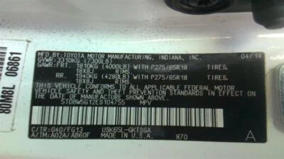 Módulo de control de temperatura de aire acondicionado usado se adapta a: Toyota Sequoia 2014 temperatura delantera Foto 1 de 4