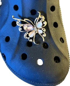 Choose 1- Metal Shoe Charm With Rhinestones - Picture 1 of 13