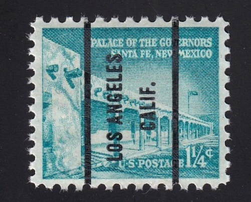 1031A Palace of the Governors 1 ¼ c Bur Precancel “Los Angeles Ca” PSS-71 MNH OG - Image 1 of 1