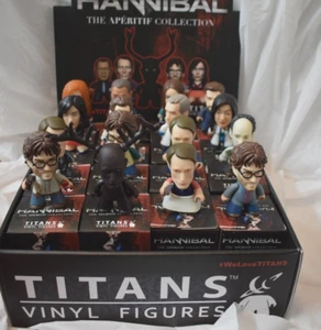 Titans Hannibal The Aperitif Collection Set of 16 3" Vinyl Figures New W/ Boxes - Picture 1 of 5