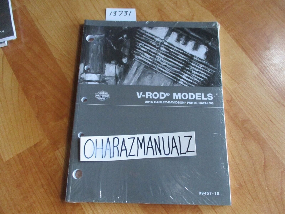 Harley Davidson V-ROD 2015 manual de catálogo de piezas nuevo *sellado* Foto 1 de 1
