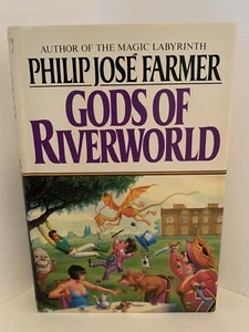 Gods of Riverworld Philip Jose Farmer HC Dj - Picture 1 of 5