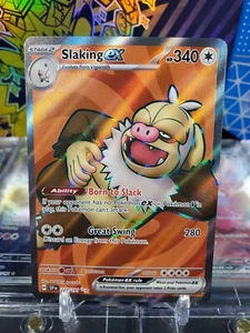 Slaking EX 227/191 Ultra Raro Arte Completo Pokémon Juego de Cartas Coleccionables S&V Surging Sparks - Imagen 1 de 2