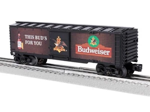 Lionel 2428410 Budweiser Illuminated Bar Sign Boxcar MIB/New - Picture 1 of 1
