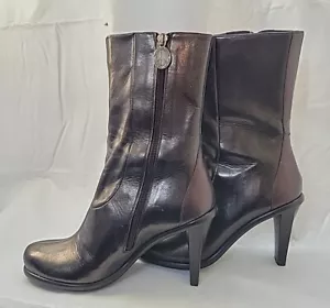 Donald J Pliner Couture Stiefel Italien Bronze Leder Donald & Lisa Peace Größe 8 - Bild 1 von 18