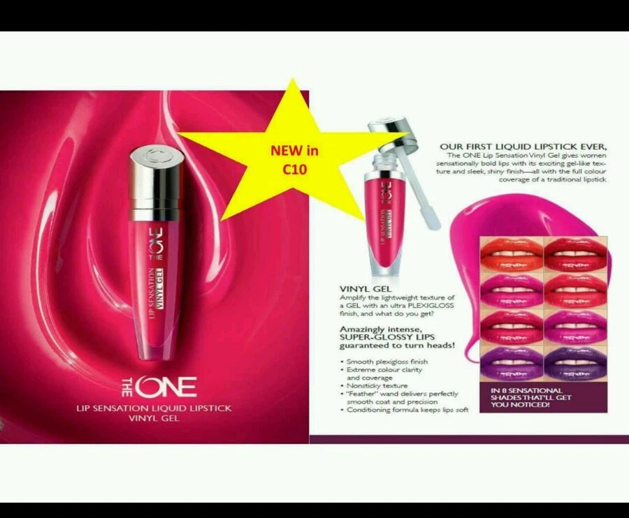 Lápiz labial gel vinilo Oriflame The ONE Lip Sensation Sensation - Sunset Burst Foto 1 de 1
