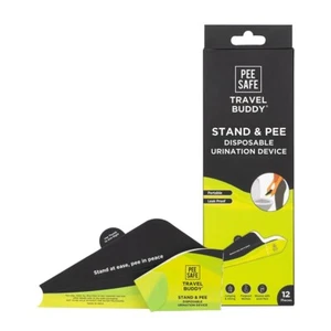 Pee Safe Travel Buddy Stand & Pee Foldable & Disposable Female Urination Device - Picture 1 of 8
