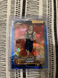 Johnny Furphy 2025/26 Topps Chrome Rookie Card Sapphire Edition Pacers RC #139 - Bild 1 von 3