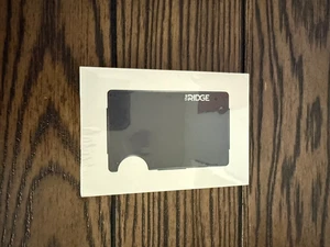 Ridge RFID Blocking Metal Wallet with Cash Strap - Black - Picture 1 of 4