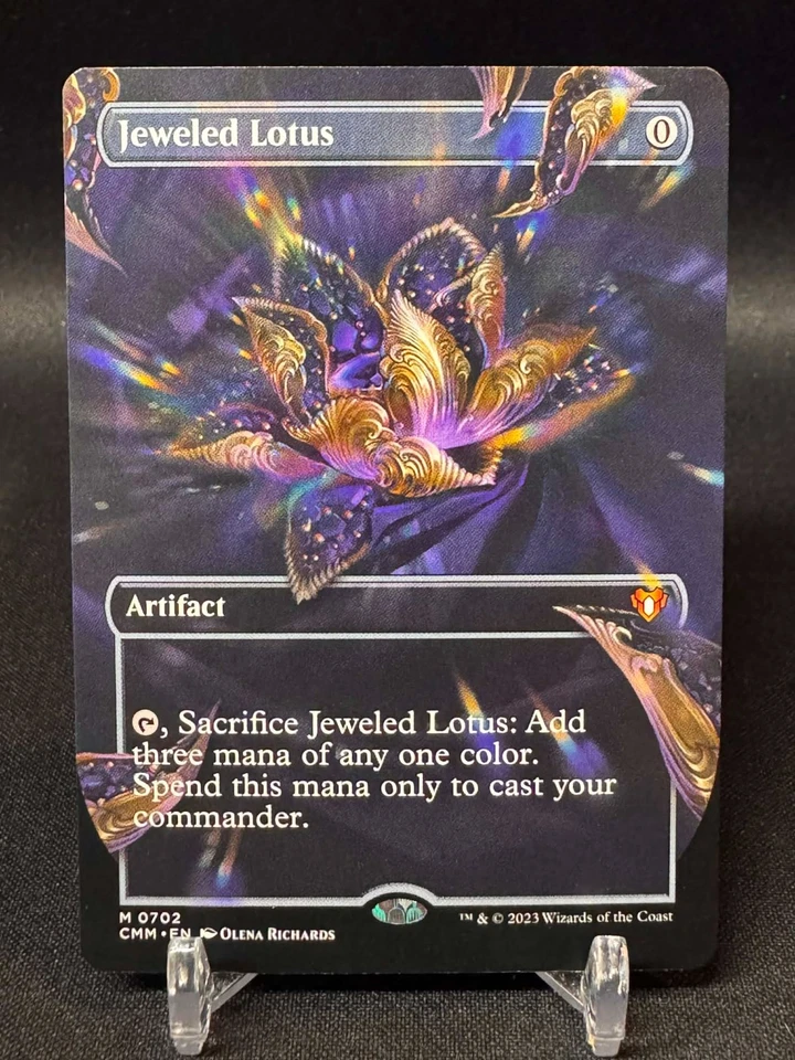 Jeweled Lotus - CMM Commander Masters - Non-Foil #0702 Borderless - MTG - NM - Image 1 of 1