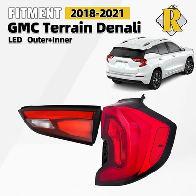 Luz trasera LED para GMC Terrain Denali 2018-2021 interior exterior lado derecho Foto 1 de 4