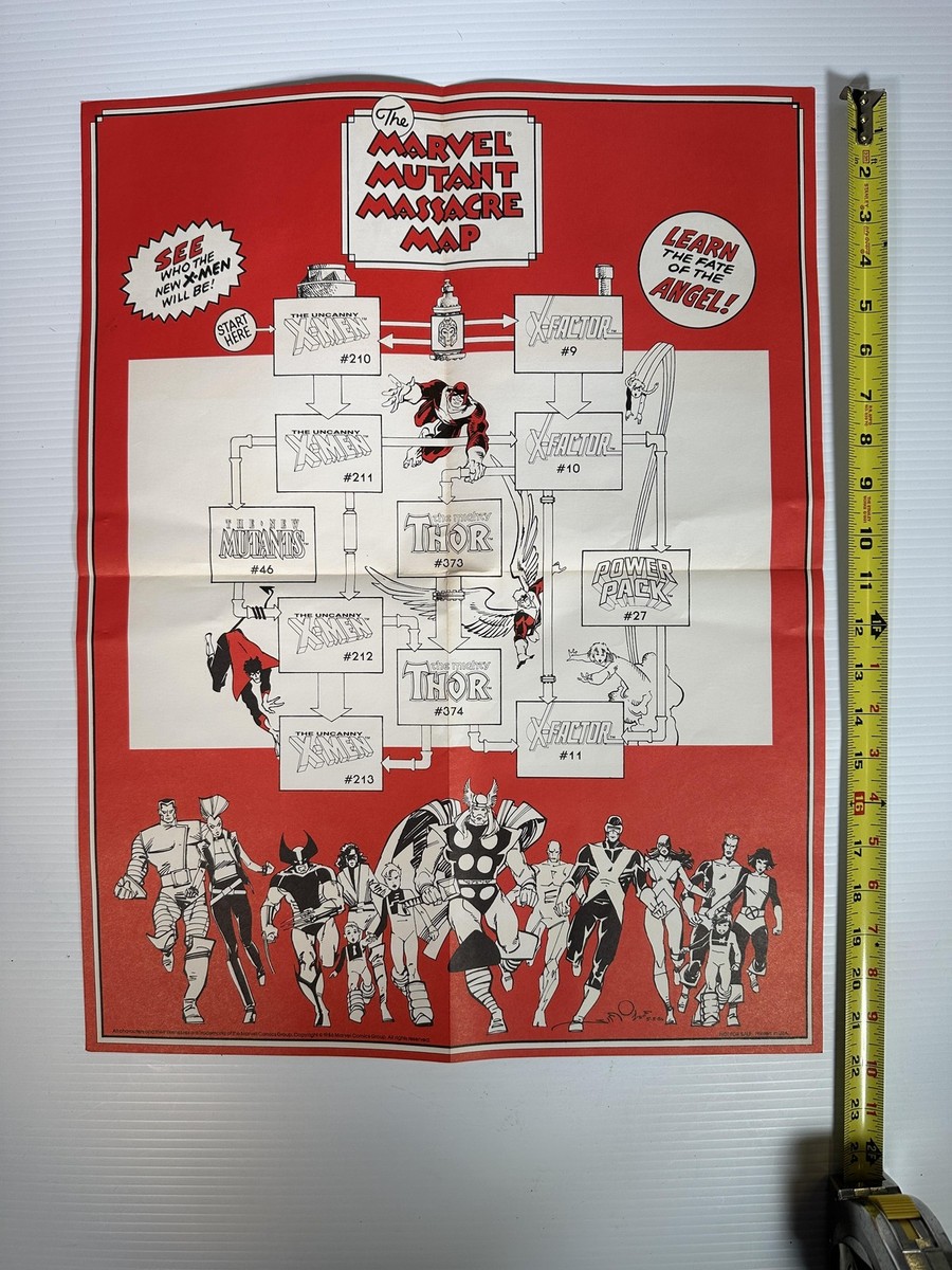 Vintage X Men Poster for sale | eBay